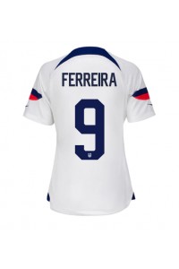 Fotbalové Dres Spojené státy Jesus Ferreira #9 Dámské Domácí Oblečení MS 2022 Krátký Rukáv
